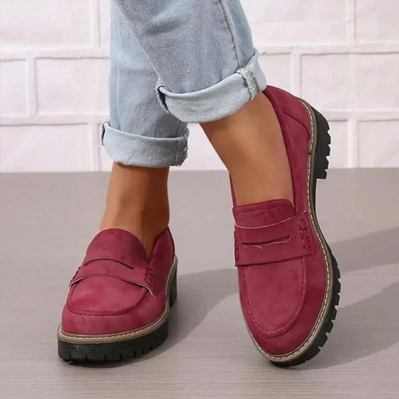 Danika | Komfortable, tykke loafers