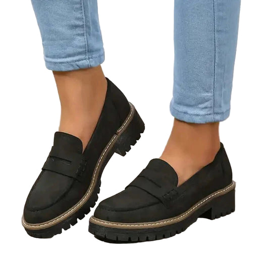 Danika | Komfortable, tykke loafers