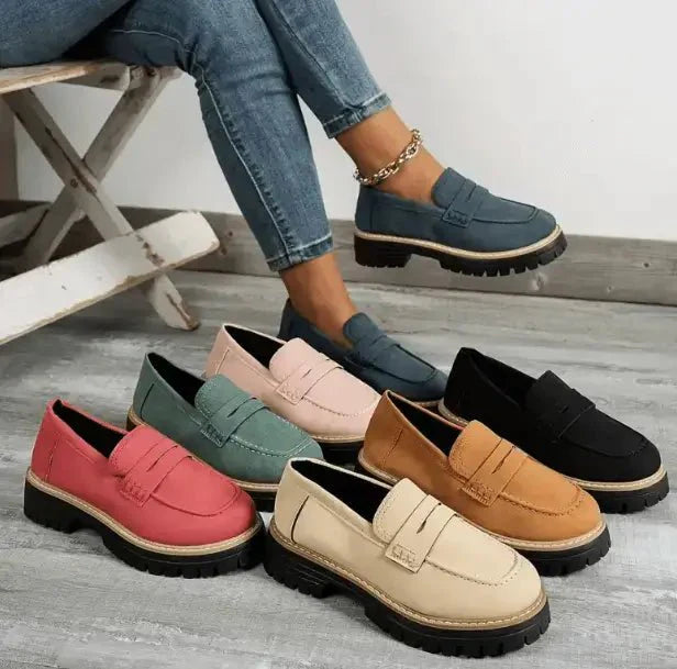 Danika | Komfortable, tykke loafers