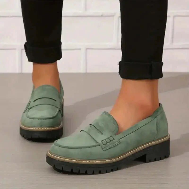 Danika | Komfortable, tykke loafers