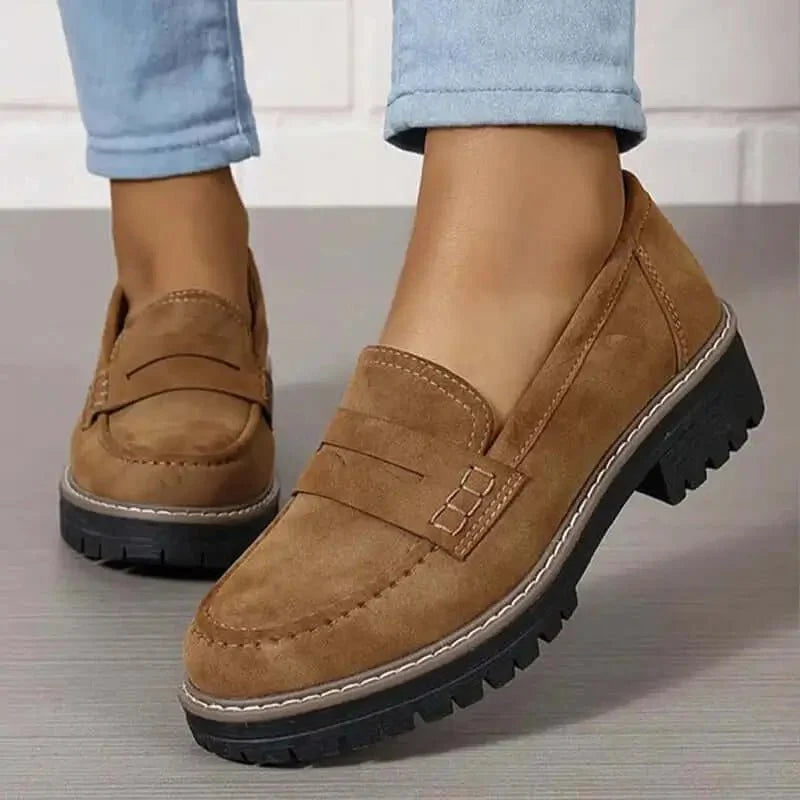 Danika | Komfortable, tykke loafers